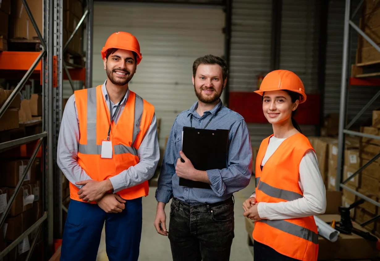 Equipe da RotaSP no centro de distribuição em São Paulo